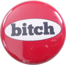 Bitch Button red